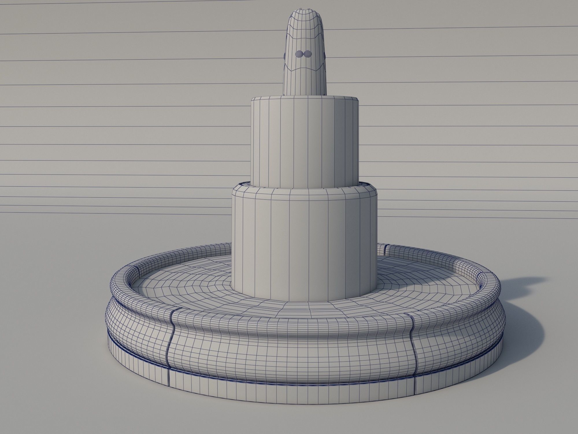 Fountain 3D model_3