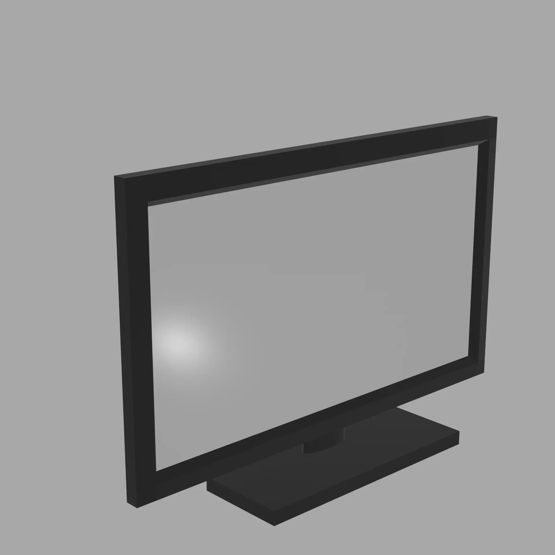 Flat Screen TV 3D print model