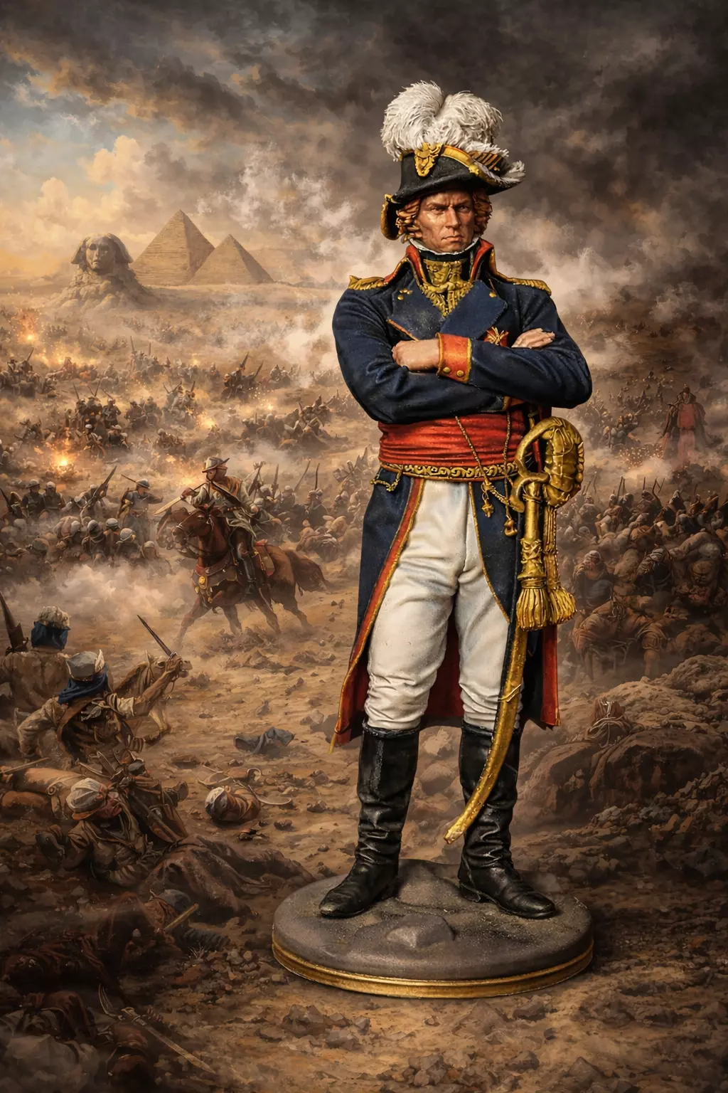 Napoleonic French Marshal STL Inspired by Michel Ney 3D print model