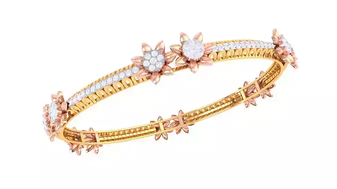 Custom Design Gold Bangel-bangle