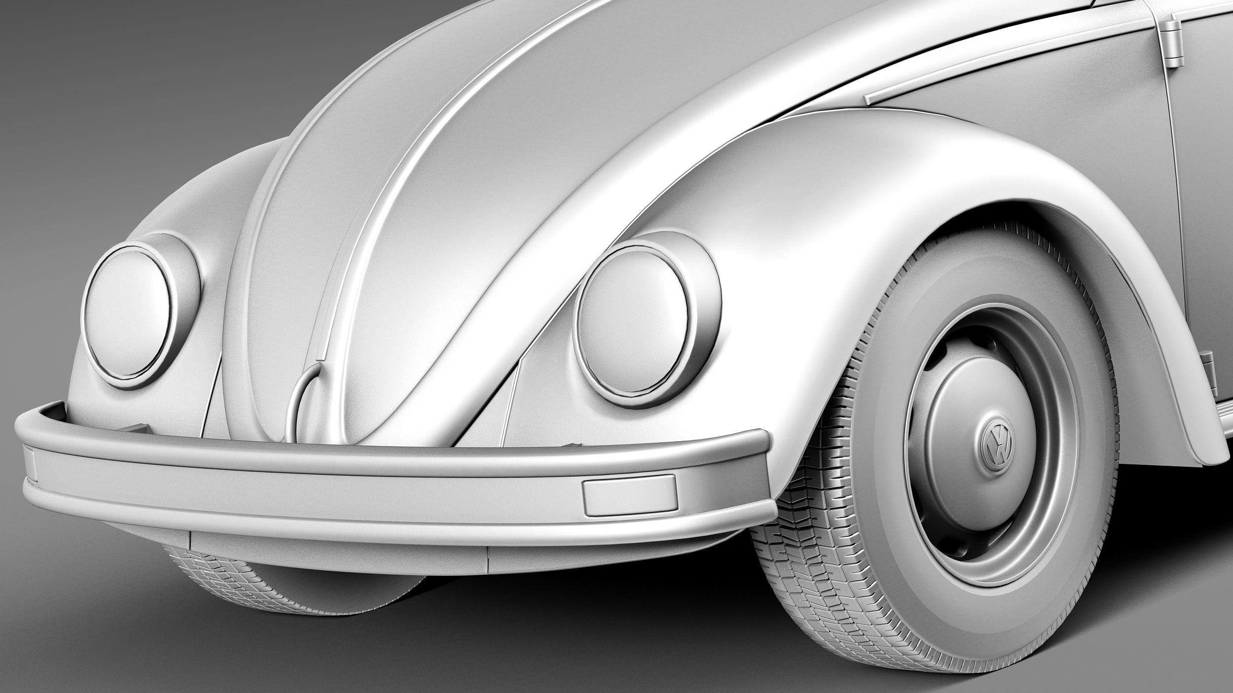 Volkswagen Beetle 1980 Convertible 3D model_10