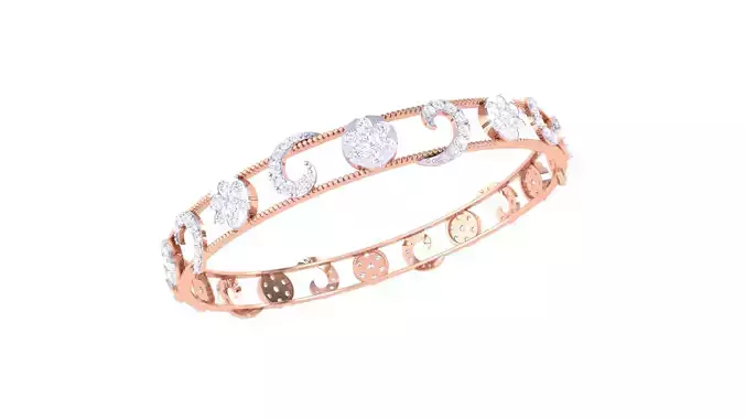 Custom Design Gold Bangel-bangle