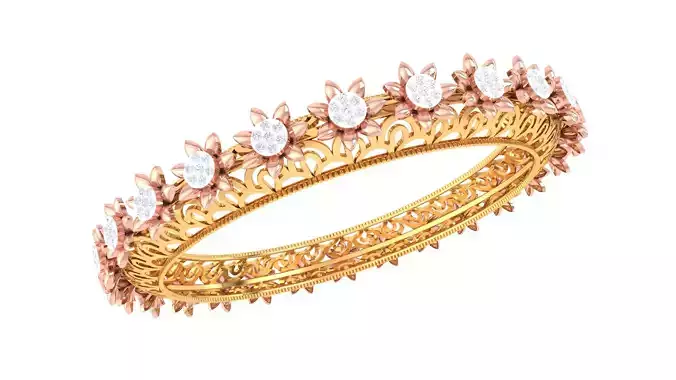 Custom Design Gold Bangel-bangle