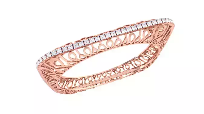 Custom Design Gold Bangel-bangle