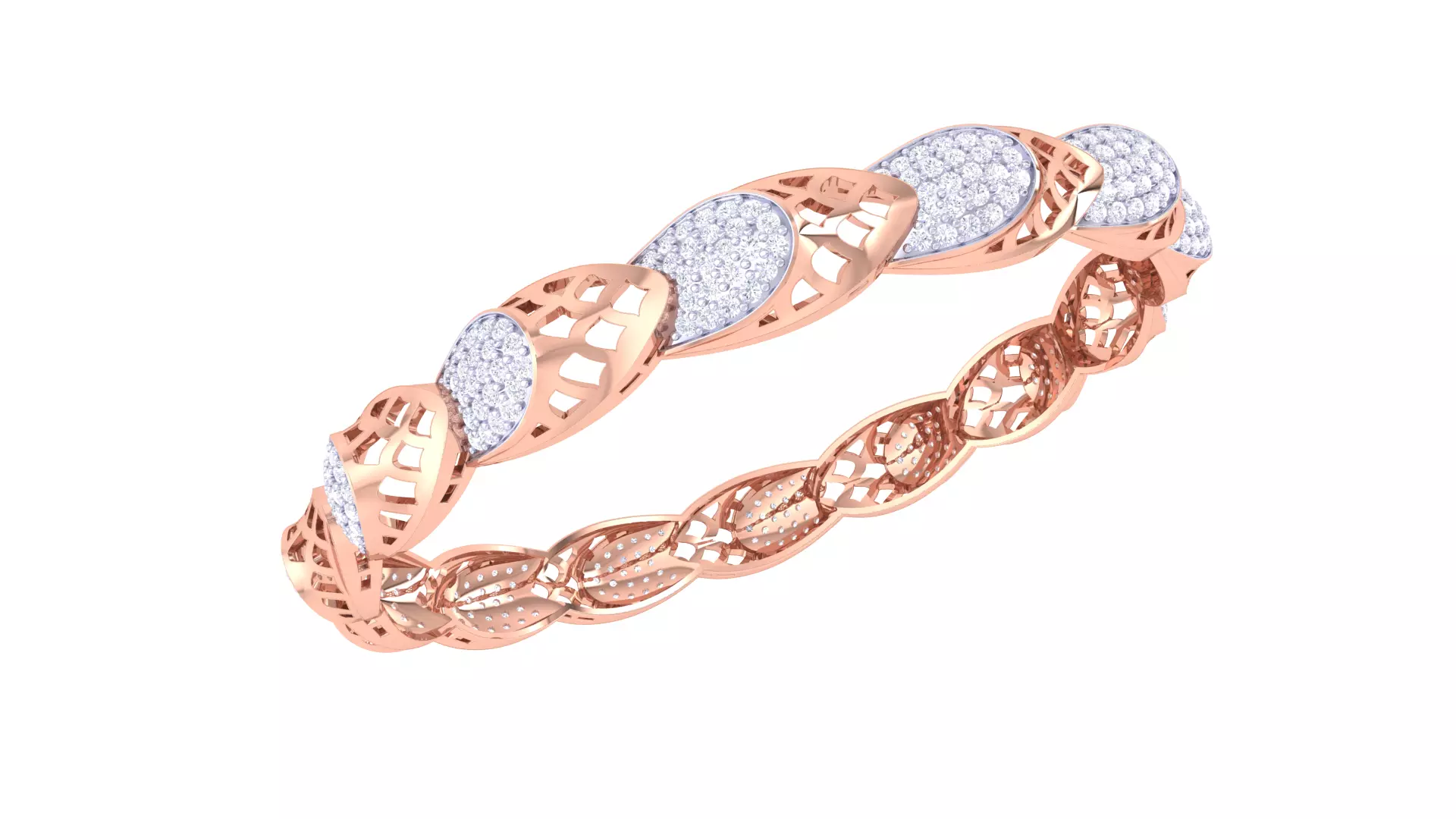 Custom Design Gold Bangel-bangle 3D print model