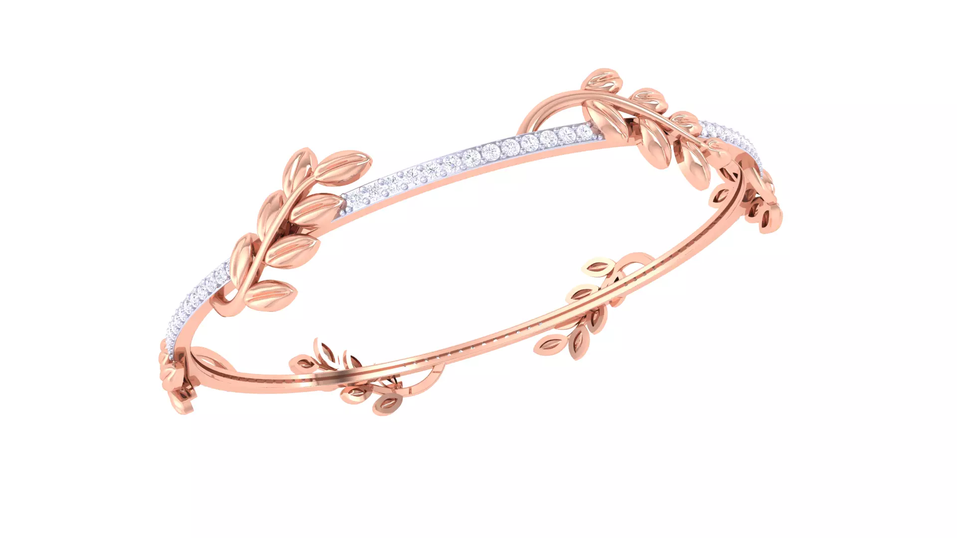 Custom Design Gold Bangel-bangle 3D print model