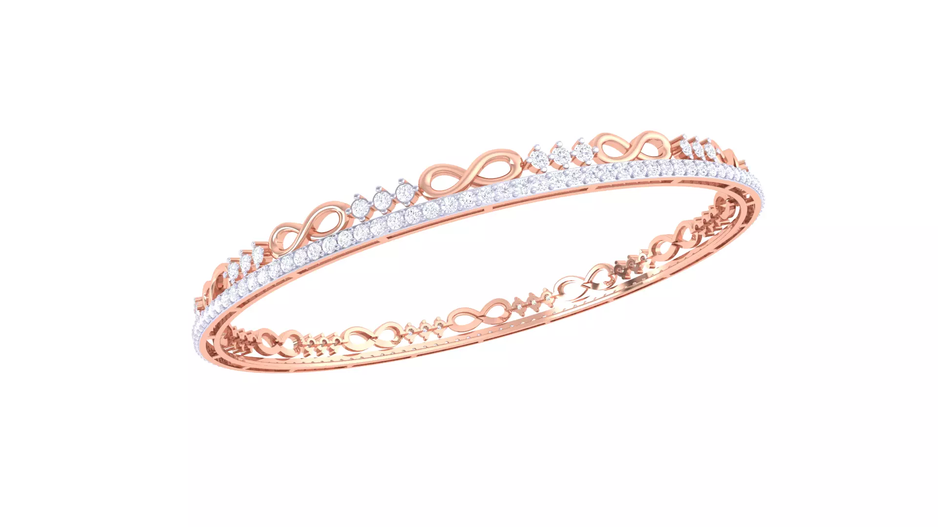 Custom Design Gold Bangel-bangle 3D print model