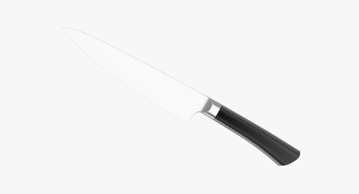 Kitchen Knife 1 3D model_0