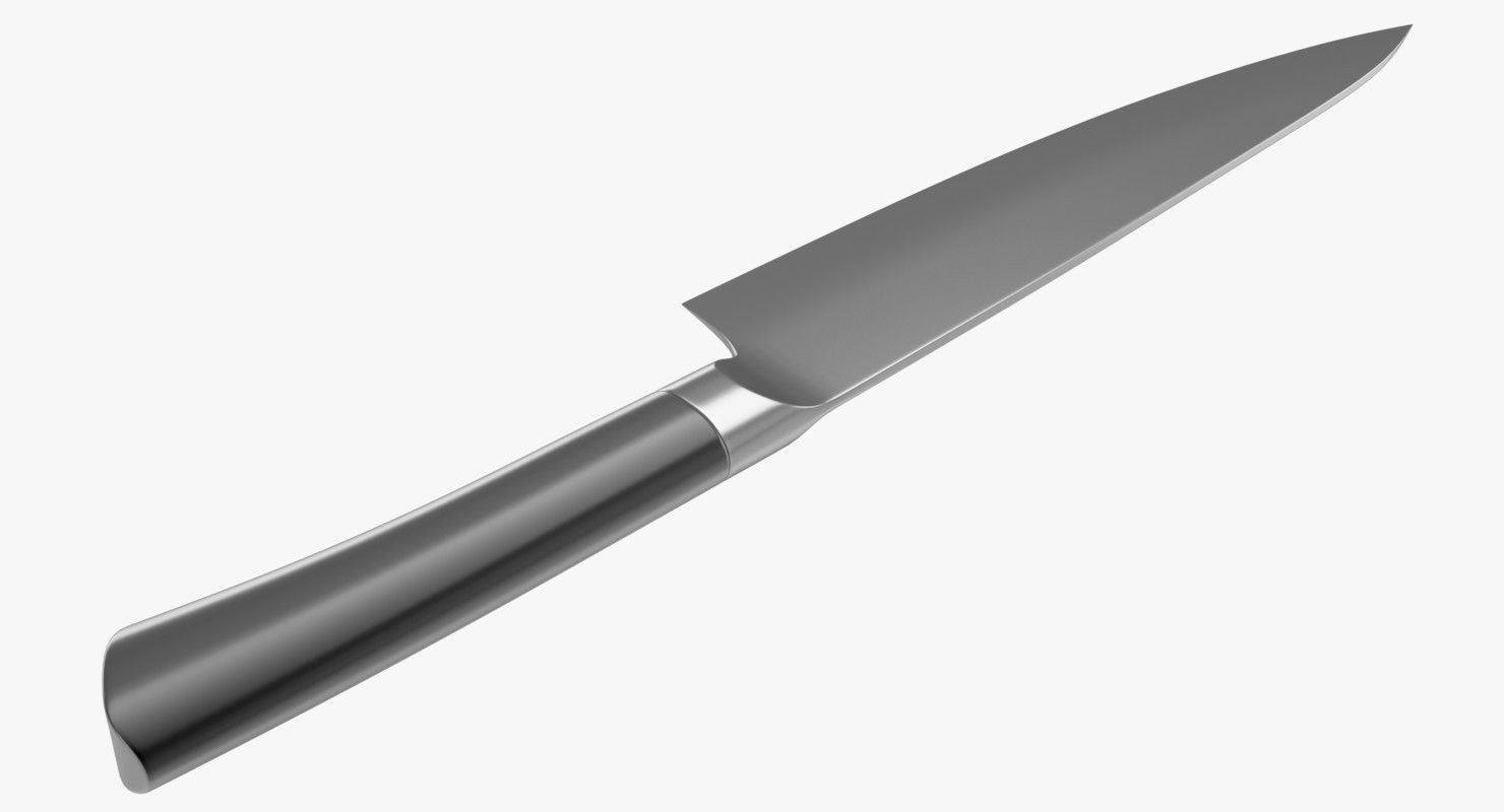 Kitchen Knife 1 3D model_2