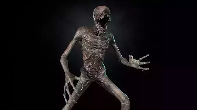 Mutant S1 Low-poly 3D model