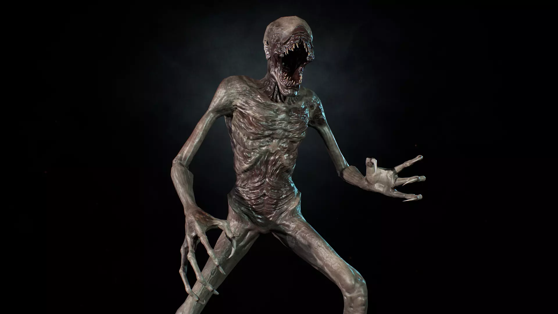 Mutant S1 Low-poly 3D model