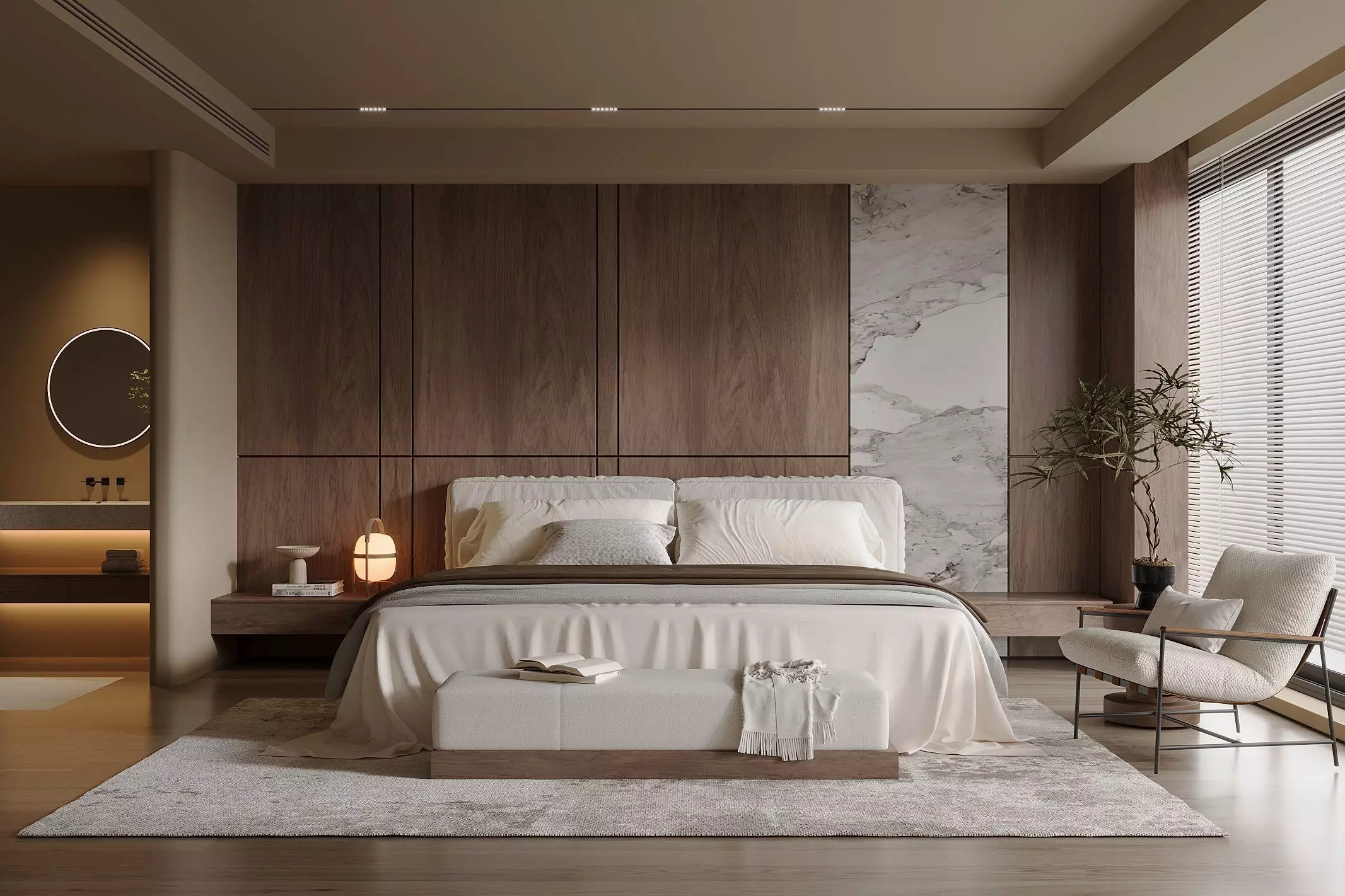 Bedroom interior scenes 3D model