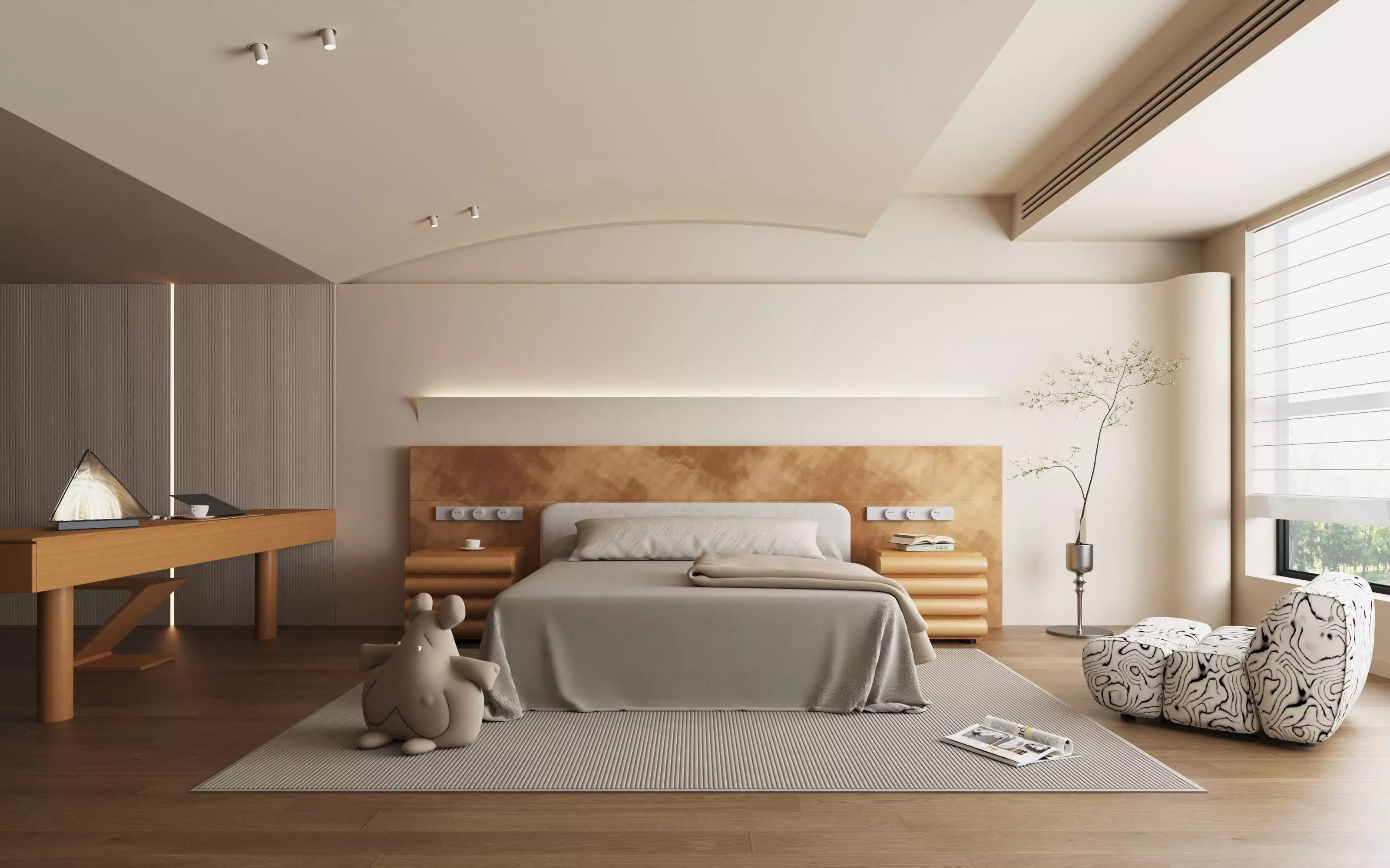 Bedroom interior scenes 3D model