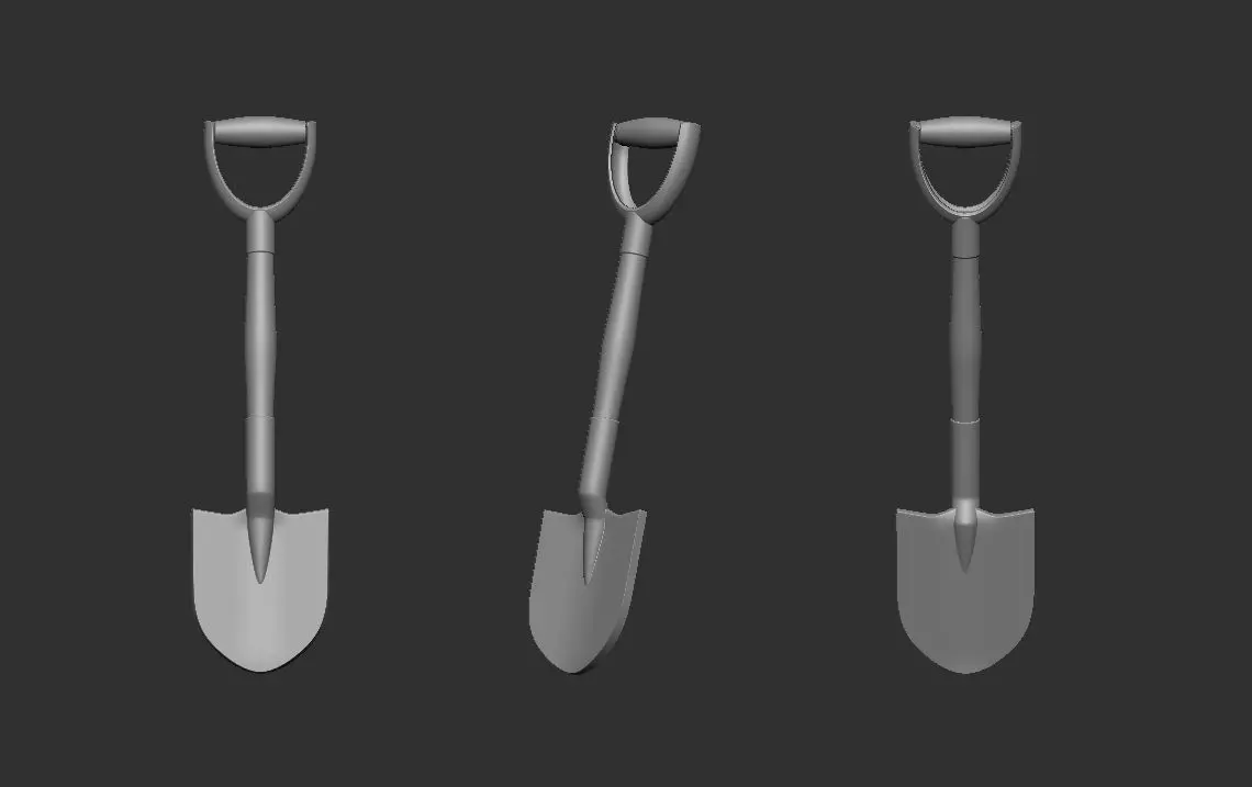 SHOVEL 3D print ready 3D print model