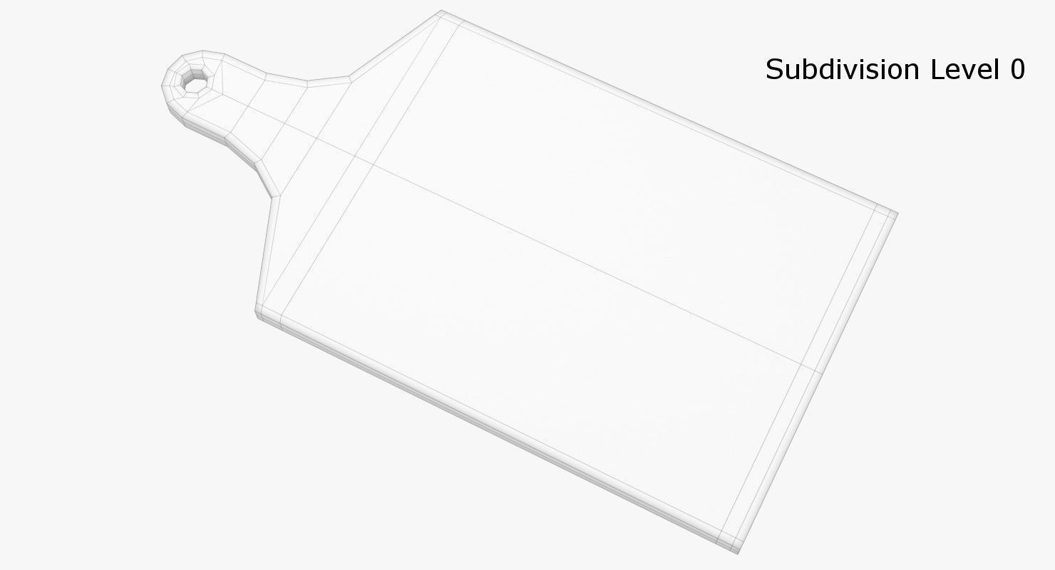Chopping Board 4 3D model_4