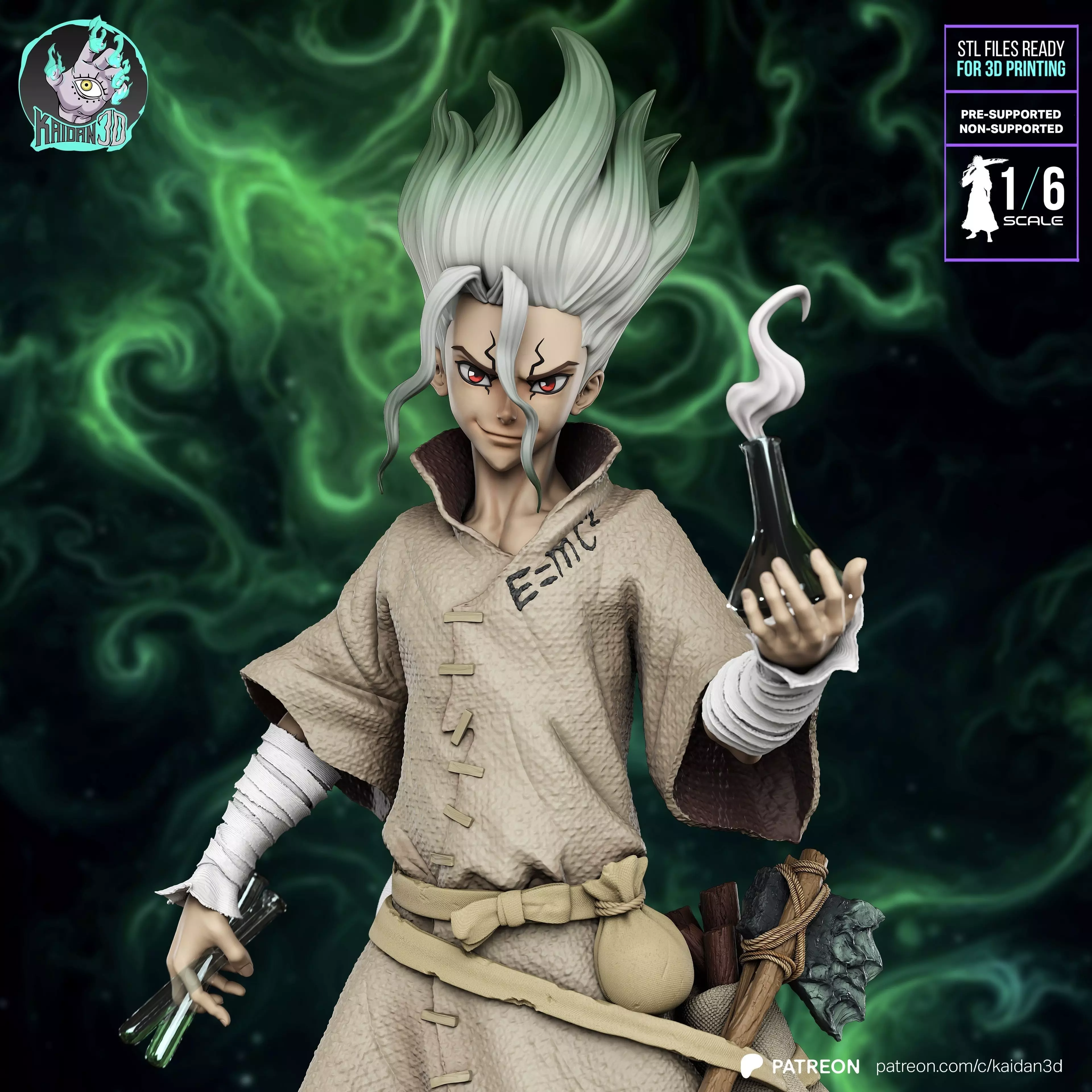 Senku Ishigami DR STONE - STL Ready for 3D Printing 3D print model