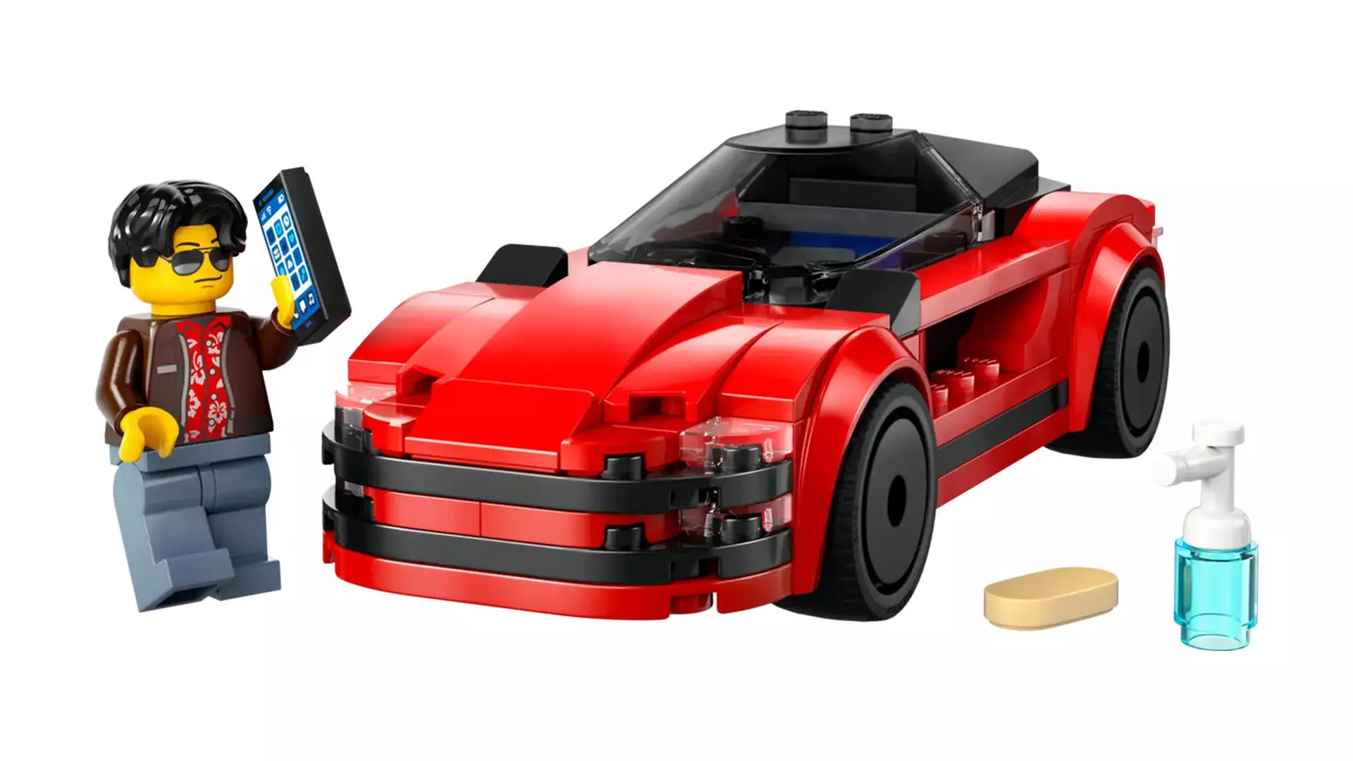 TwindBricks3D - 60448 - Red Sports Car 3D print model