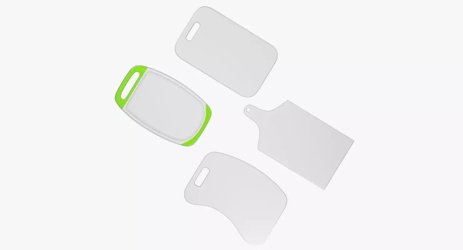 Chopping Boards Collection 3D model_0