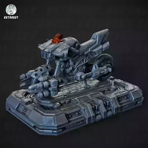  Iron Moped Bike 052-F 100mm and 32mm