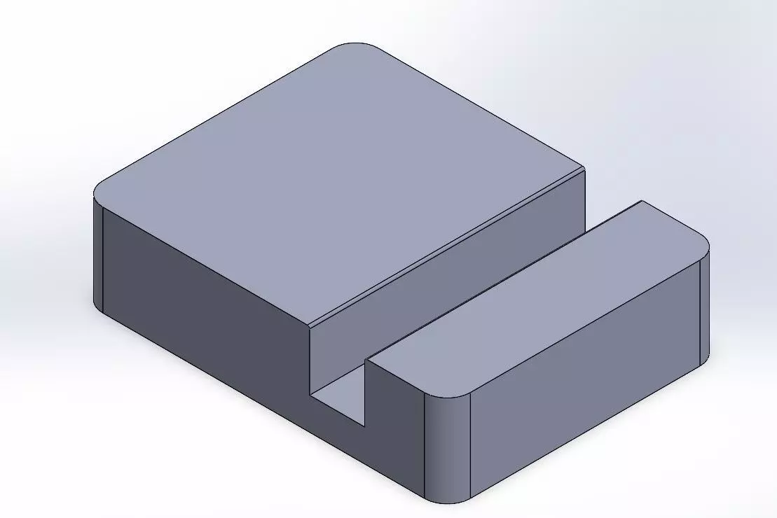 Vertical Phone Stand 3D model