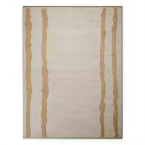 Hand-Knotted Geometric Moroccan Shag Rug - Xavier Series