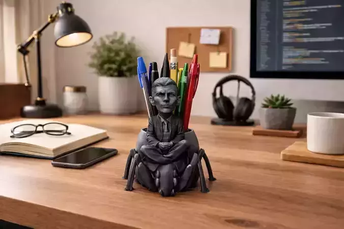 Desk organizer inspired by Kafka