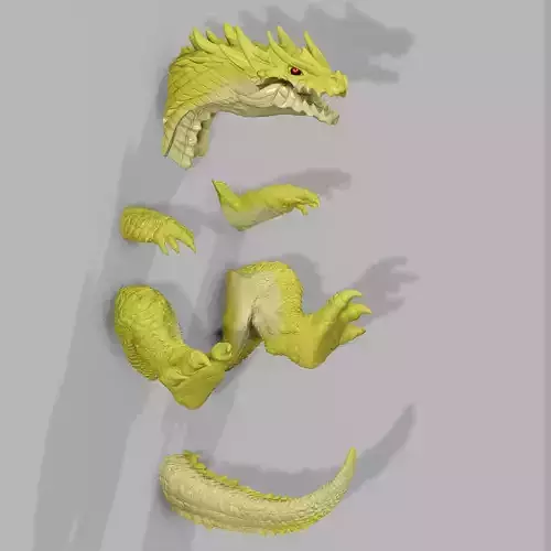 Wall-Mounted Dragon