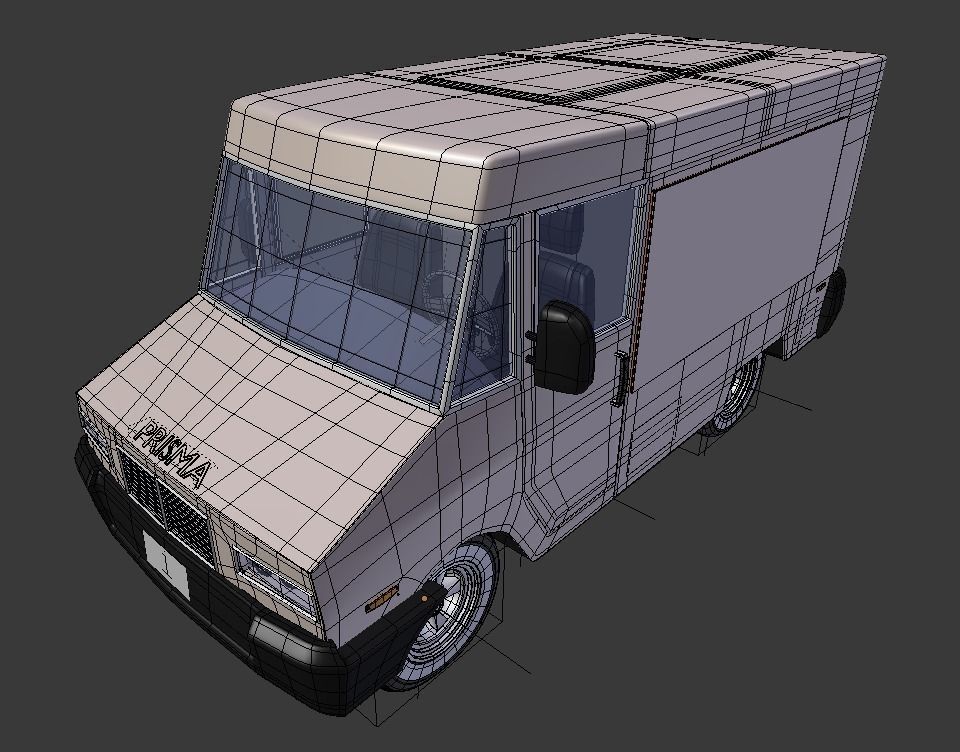 Customizable Food truck 3D model_5