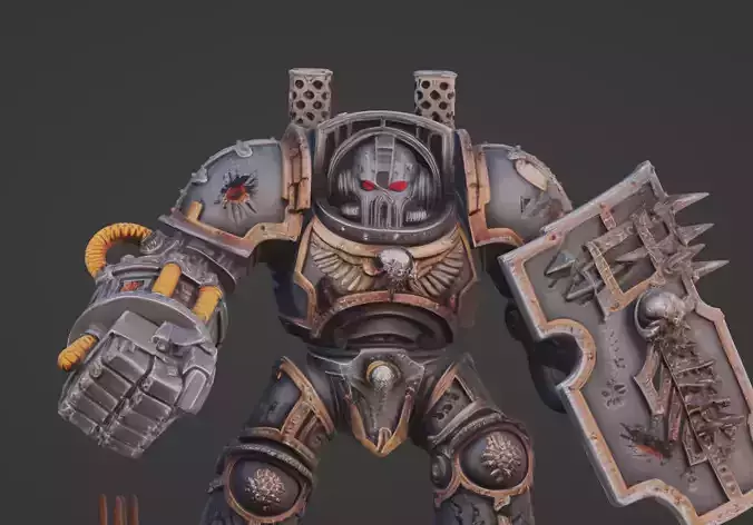 Elite Dread Commander Gothic Heavy Plate Warrior  