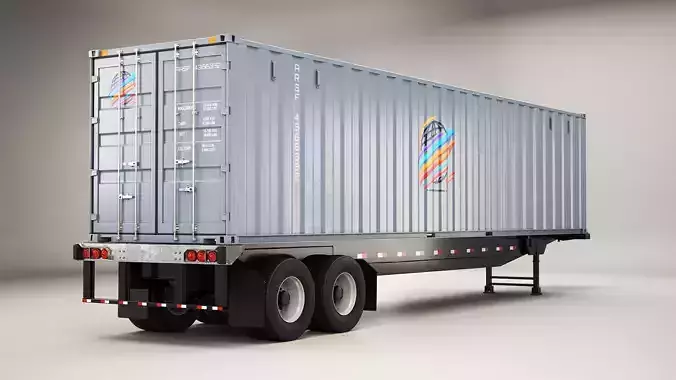 ISO Shipping Container Semi Trailer