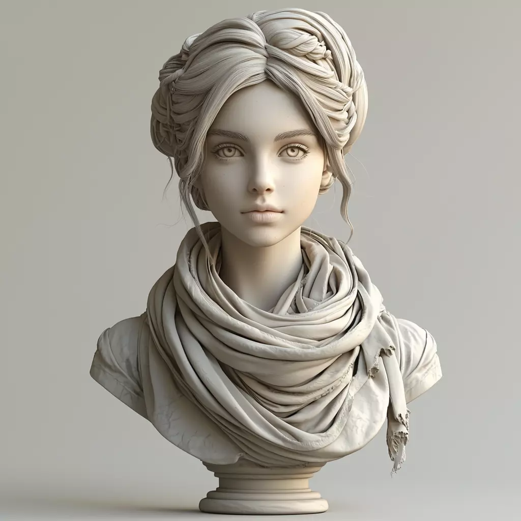 Buste feminin 5 3D print model
