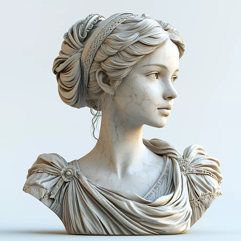 buste feminin 9 3D print model