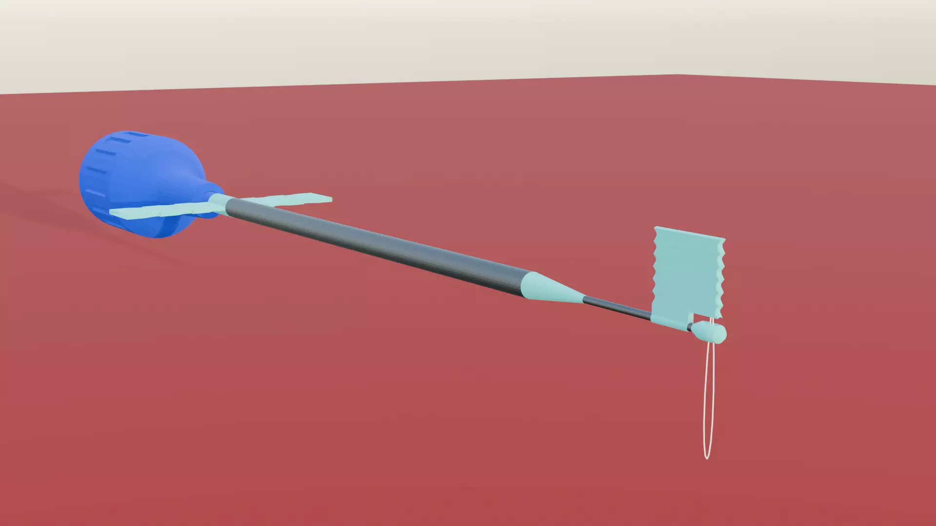 used in sergical work niddle Free low-poly 3D model
