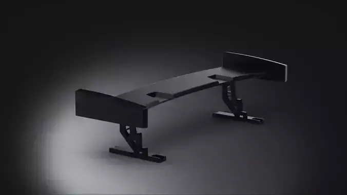 Spoiler technical automotive tuning part 3D model