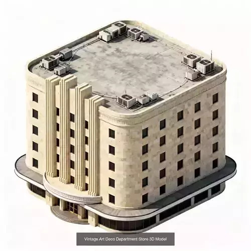 Civic Power And Urban Landmarks Collection 3D Model Pack 2