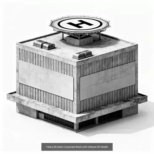 Civic Power And Urban Landmarks Collection 3D Model Pack 4