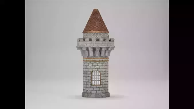 Medieval Round Watchtower