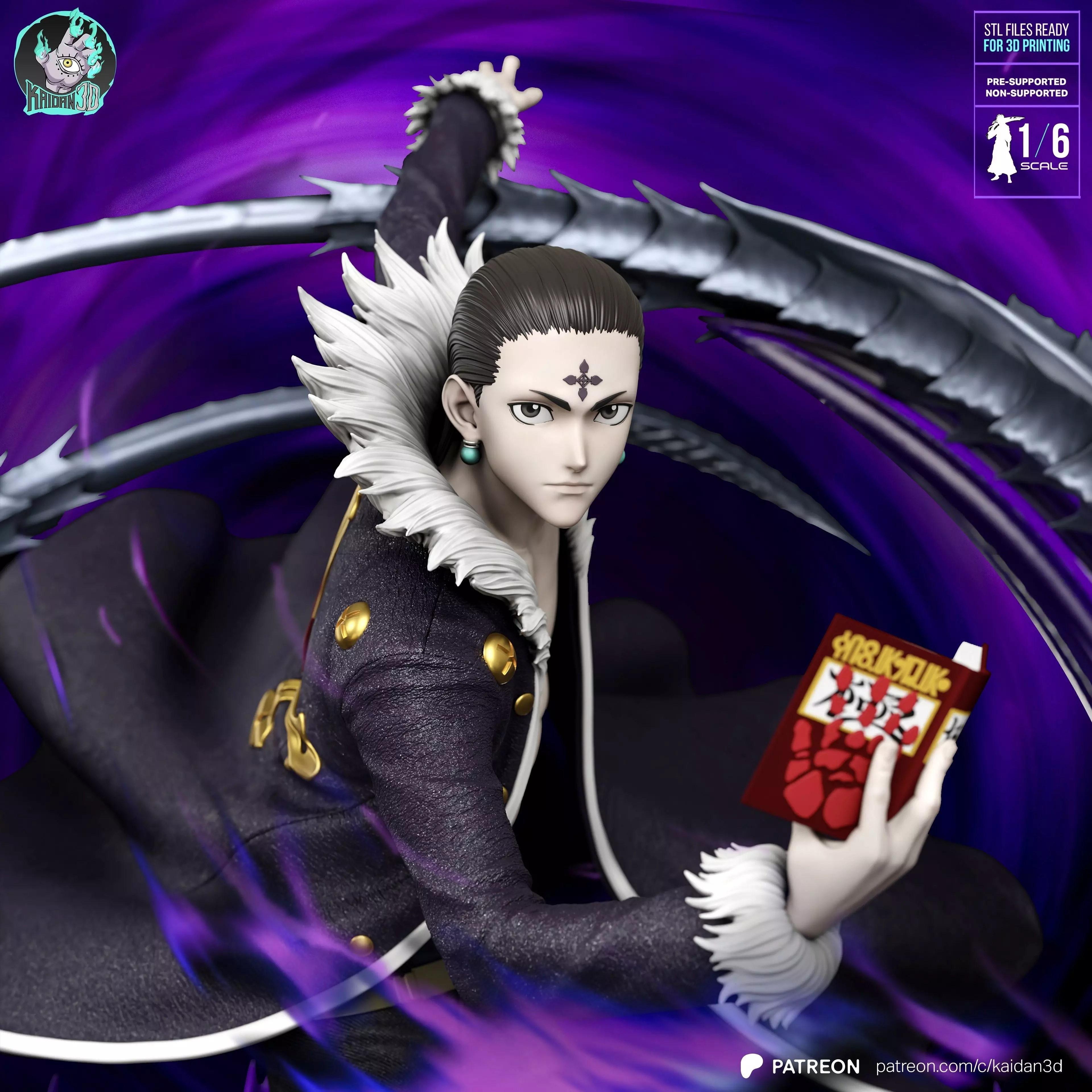 Chrollo Lucifer HUNTERXHUNTER - STL Ready for 3D Printing 3D print model
