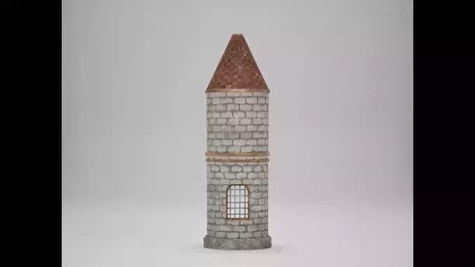 Medieval Round Tower Spire