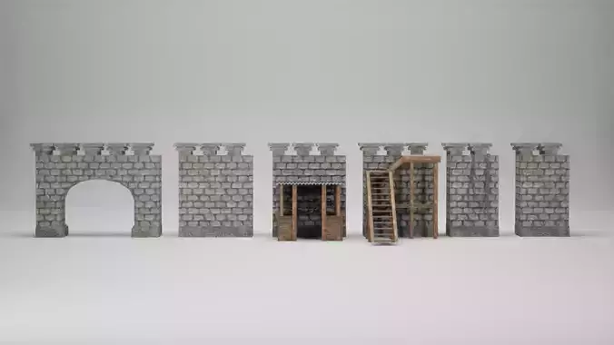 Medieval Walls and Gate 