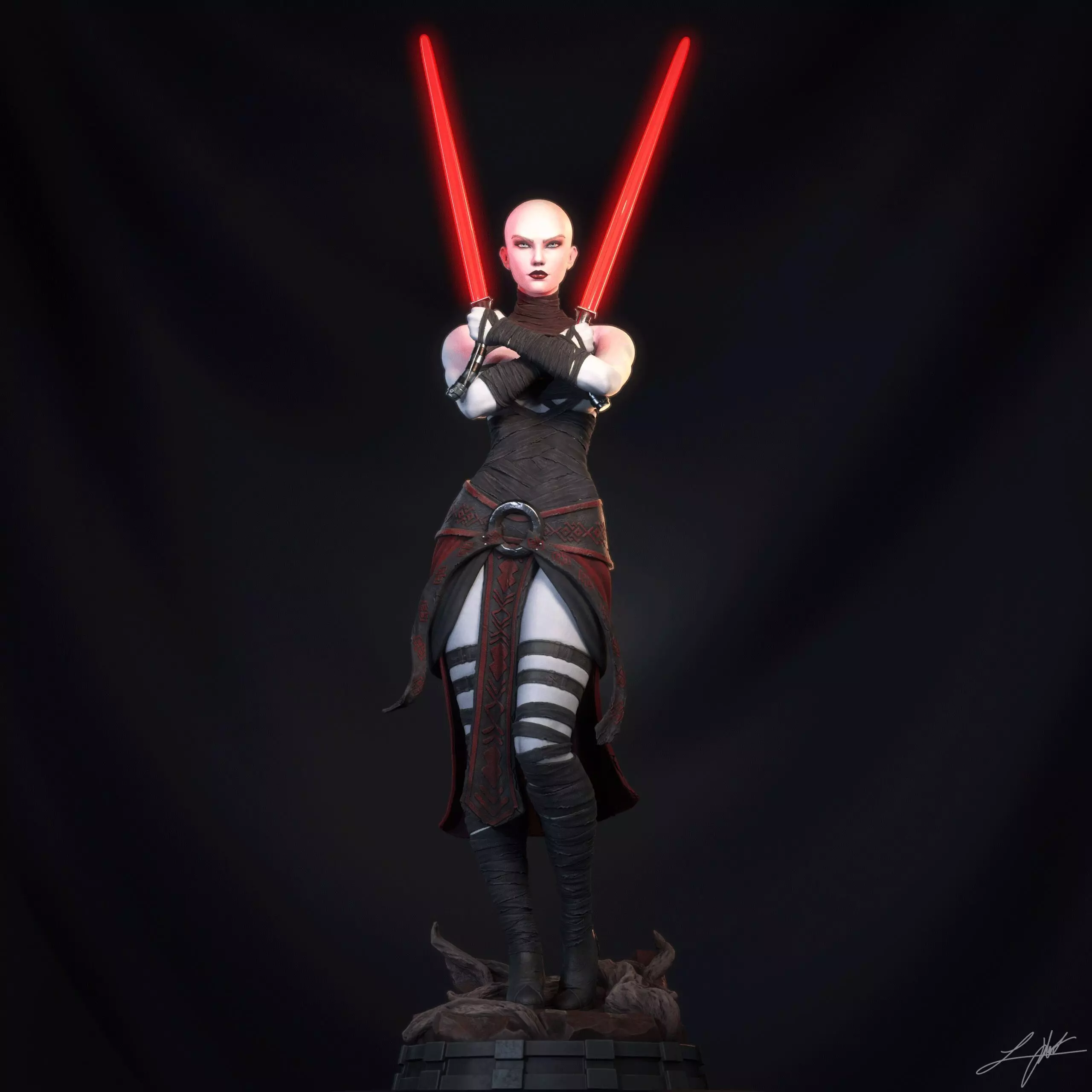 Asajj Ventress 3D print model