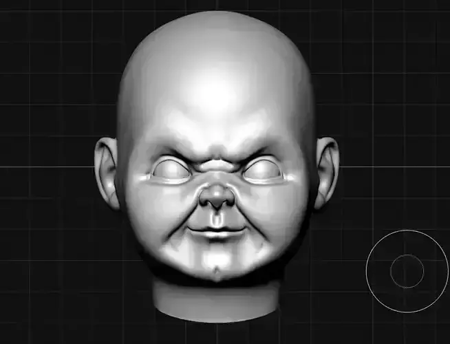 Chucky doll head - 3D Model
