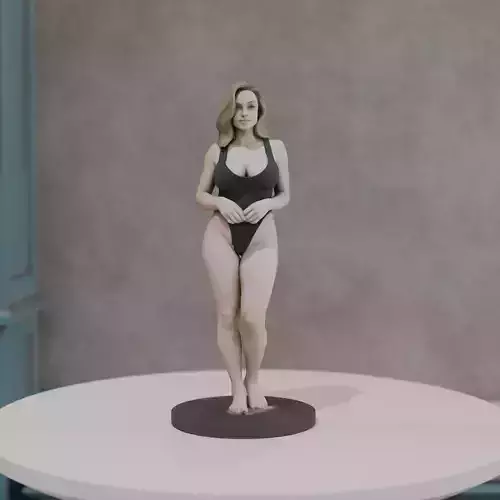 woman pin up model beach style