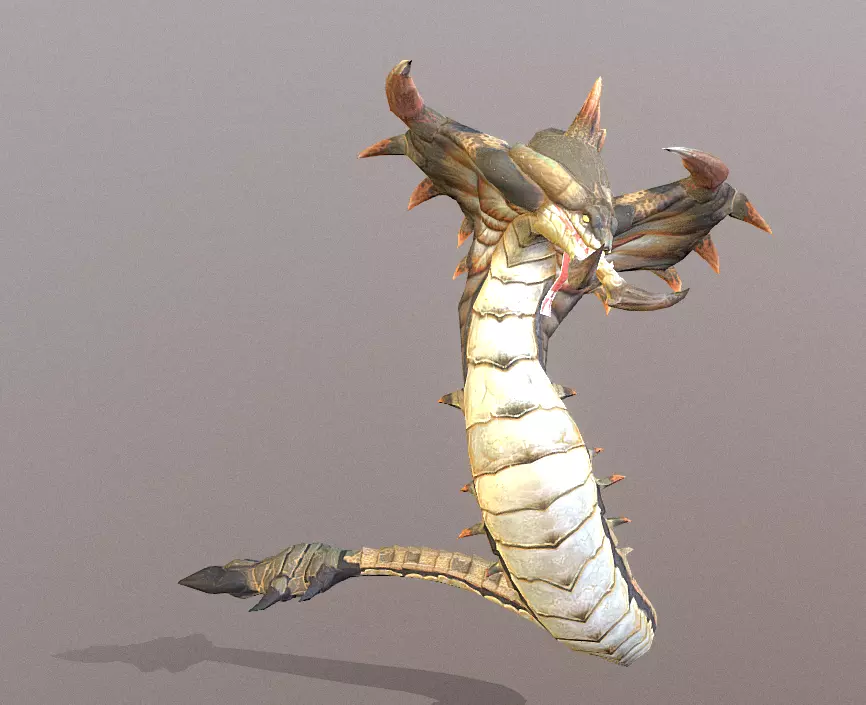 Cobra KOBRA BITE ATTACK Fbx Pbr Animated 3D model