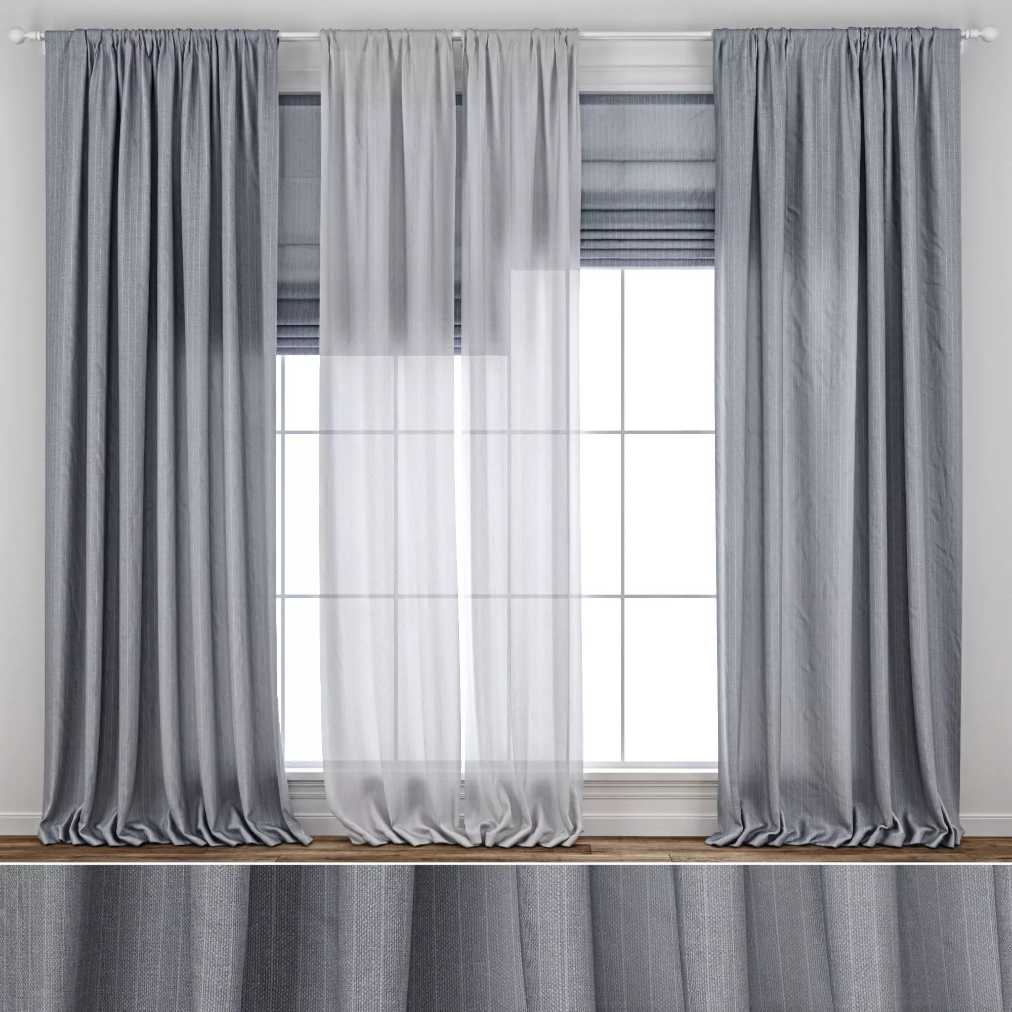 Curtain 015 3D model