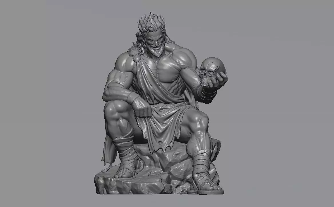 Hades - Greek 3d print model 3D print model