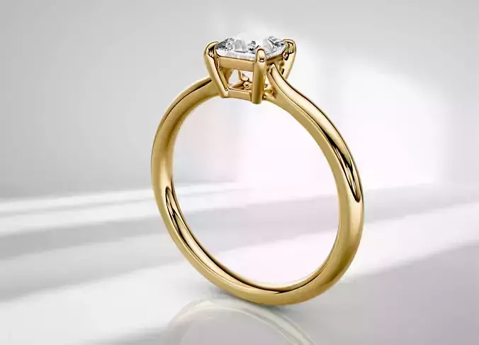 Engagement Solitaire Ring Eva 01