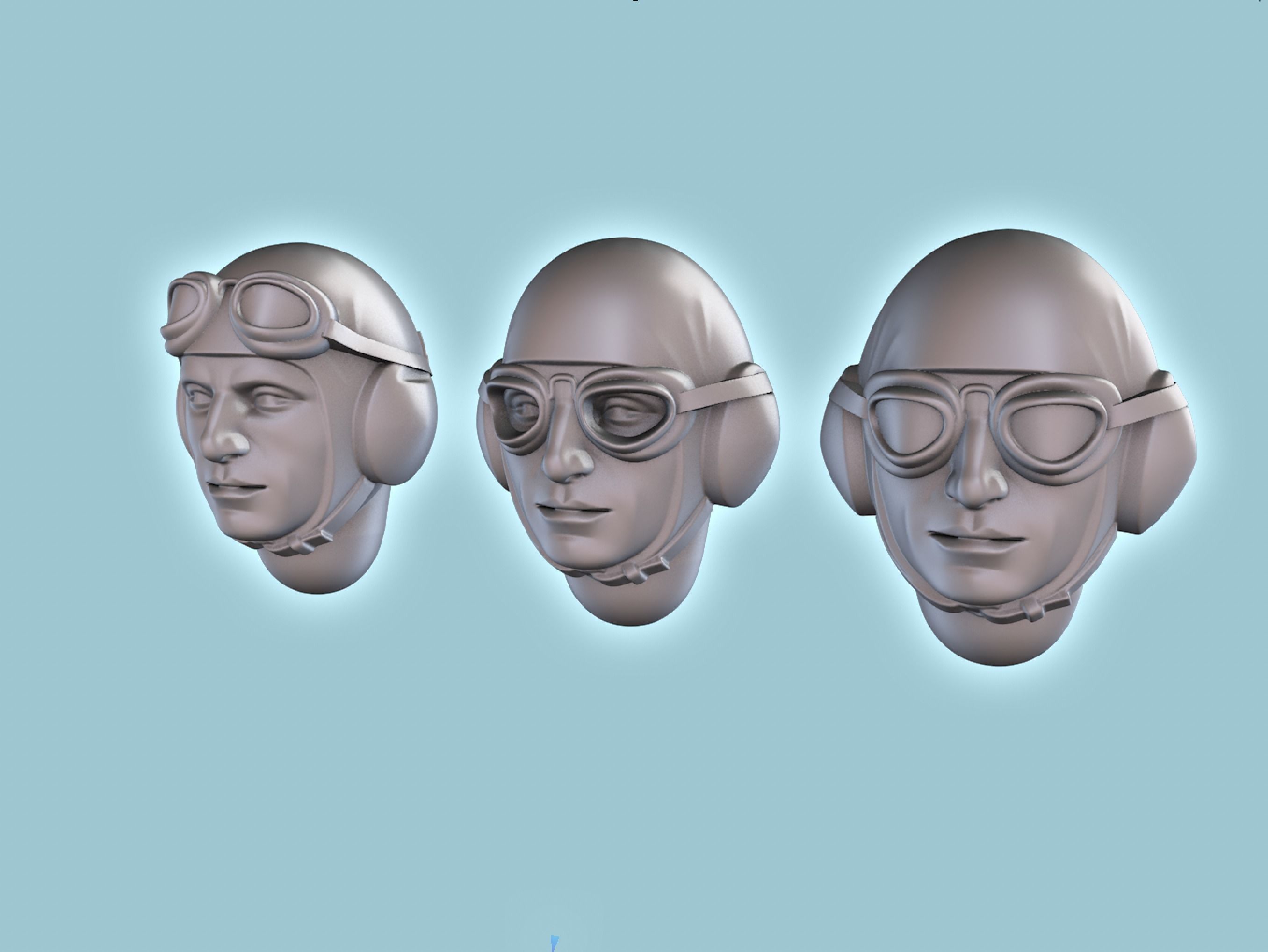 Pilot Me-109 3D print model_11