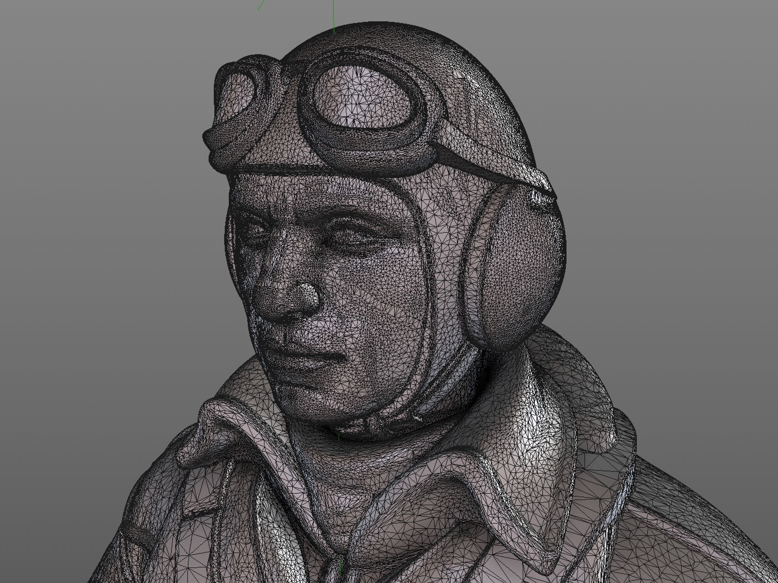 Pilot Me-109 3D print model_7