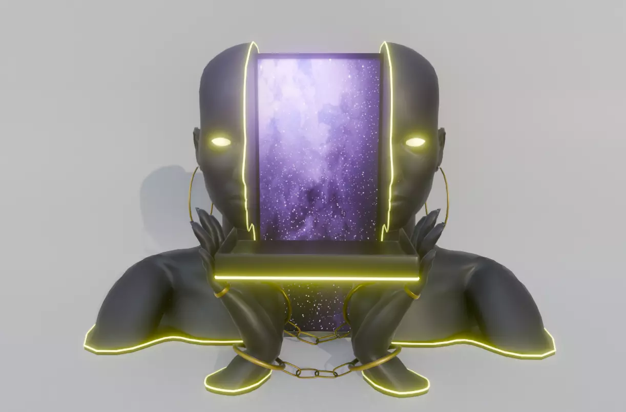 Glory Stage Low-poly 3D model